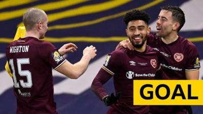 Hearts goal