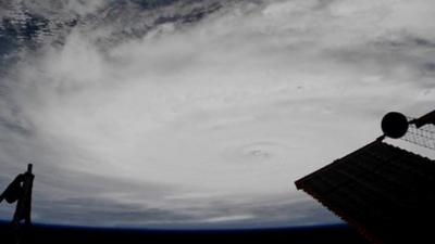 Hurricane Irma as seen from space