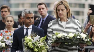 Sadiq Khan and Amber Rudd