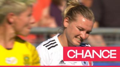 'What a miss!' - Popp misses open goal for Germany