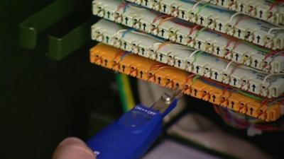 A broadband connection