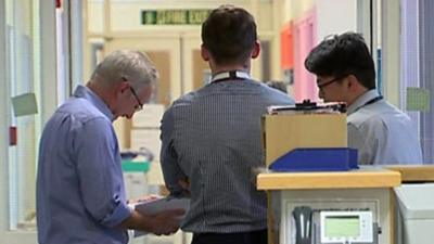 Tim Harris at Singleton Hospital