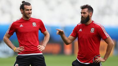 Gareth Bale and Joe Ledley