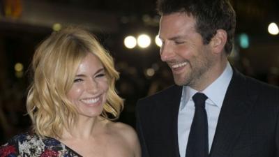 Sienna Miller and Bradley Cooper