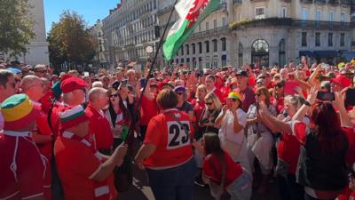 Welsh fans