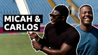 Micah Richards and Carlos Brathwaite