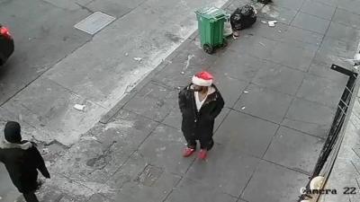 Police in San Francisco are looking for this suspect, who shot at a car on Christmas.