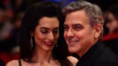 Amal and George Clooney