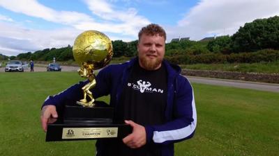 Tom Stoltman has become the first Scot to win the World's Strongest Man title.