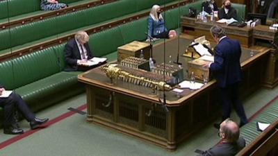 Front benches at PMQs