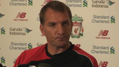 Liverpool boss Brendan Rodgers