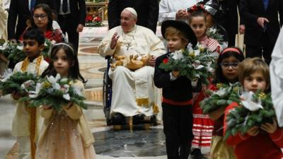 The Pope at Christmas Eve Mass