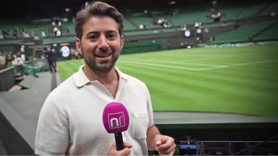 Ricky Boleto at Wimbledon