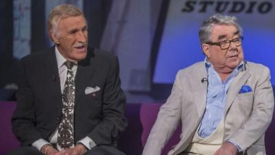 Sir Bruce Forsyth and Ronnie Corbett in 2013