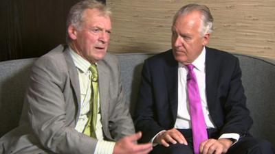 Glyn Davies and Peter Hain