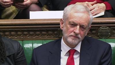 Jeremy Corbyn at PMQs