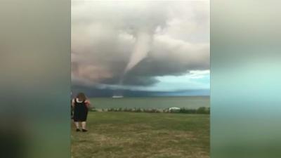 Waterspout in Suffolk