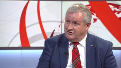 Clive Myrie speaks to the SNP Leader at Westminster, Ian Blackford.