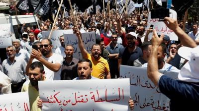 Protests in Ramallah