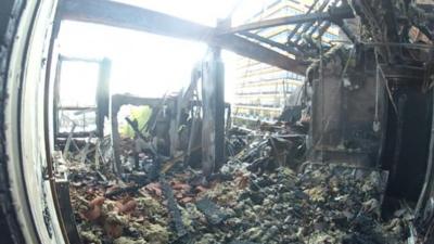 Colston Street flats fire damage