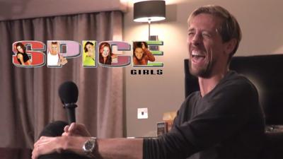 Peter Crouch reveals he was in a scene in the Spice Girls film