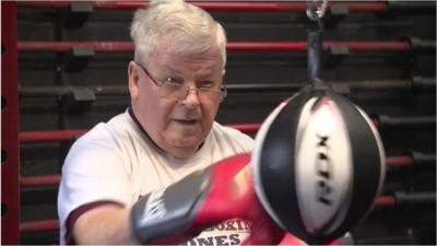 Boxing club member