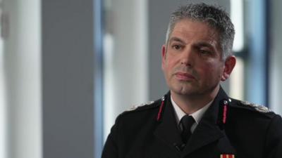 Chief fire officer Ben Ansell