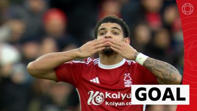 Morgan Gibbs-White celebrates