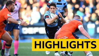 Highlights Cardiff v Edinburgh