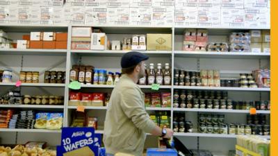 A man shopping at Nifties in Dover