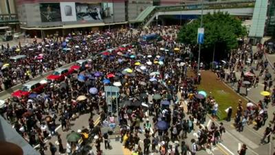 Hong Kong protesters