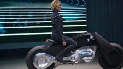 The BMW Motorrad VISION NEXT 100 concept motorcycle