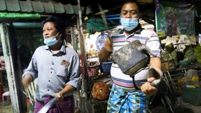 Yangon protest