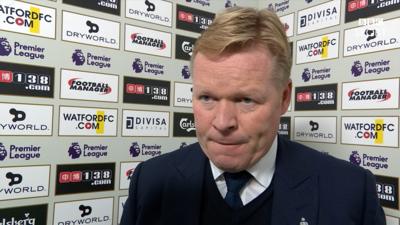 Everton manager Ronald Koeman