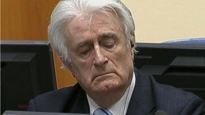 Former Bosnian Serb leader Radovan Karadzic