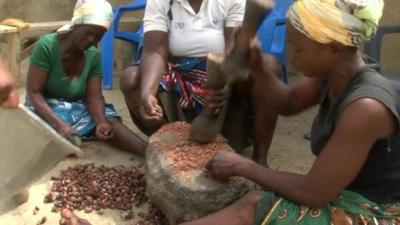 Women working in Ghana