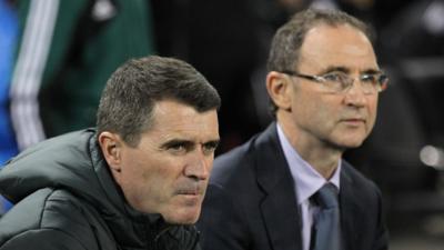 Roy Keane and Martin O'Neill