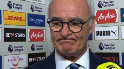 Ranieri 'unhappy' to lose unbeaten record