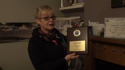 Ban-sgitheanach a' soirbheachadh ann am farpais togail chuideaman na cruinne