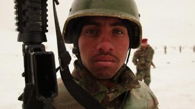 Afghan soldier