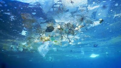 plastic in ocean