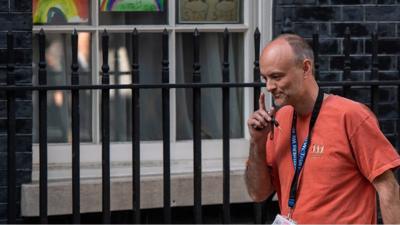 Dominic Cummings leaves 10 Downing Street