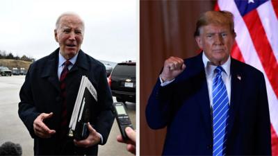 Joe Biden and Donald Trump