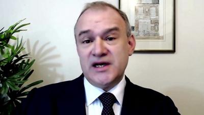 Sir Ed Davey, leader of the Liberal Democrats