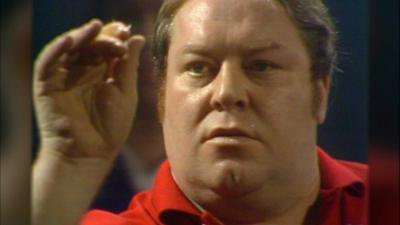 Leighton Rees in the 1978 World Darts Championship Final