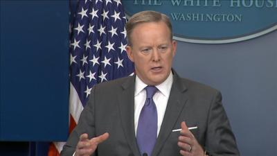 Sean Spicer to press