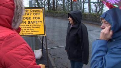 Residents of Frosterley in Weardale