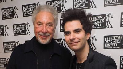 Tom Jones and Kelly jones