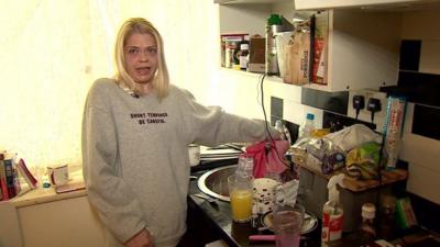 Victoria and her daughter Daisy live on an industrial estate in south London.