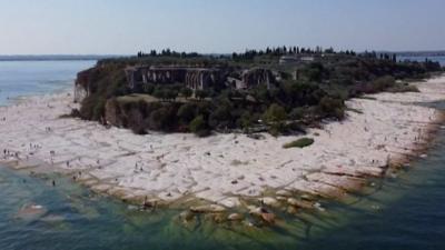 Water levels on Lake Garda reach 15 year low